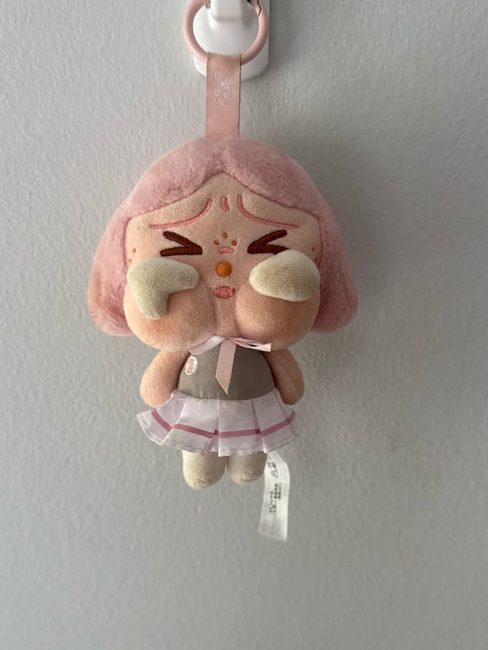 Popmart Crybaby Angel Concert Series Pink & Grey Collectible Plush Toy